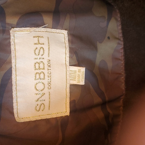 Snobbish Collection Camo Heavy Lined Sz. M Jacket w Hood & Pockets - Picture 6 of 14